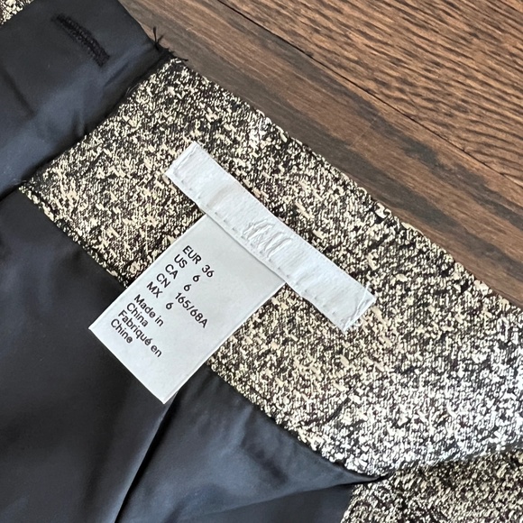 H&M Gold Metallic Skirt - Picture 7 of 9